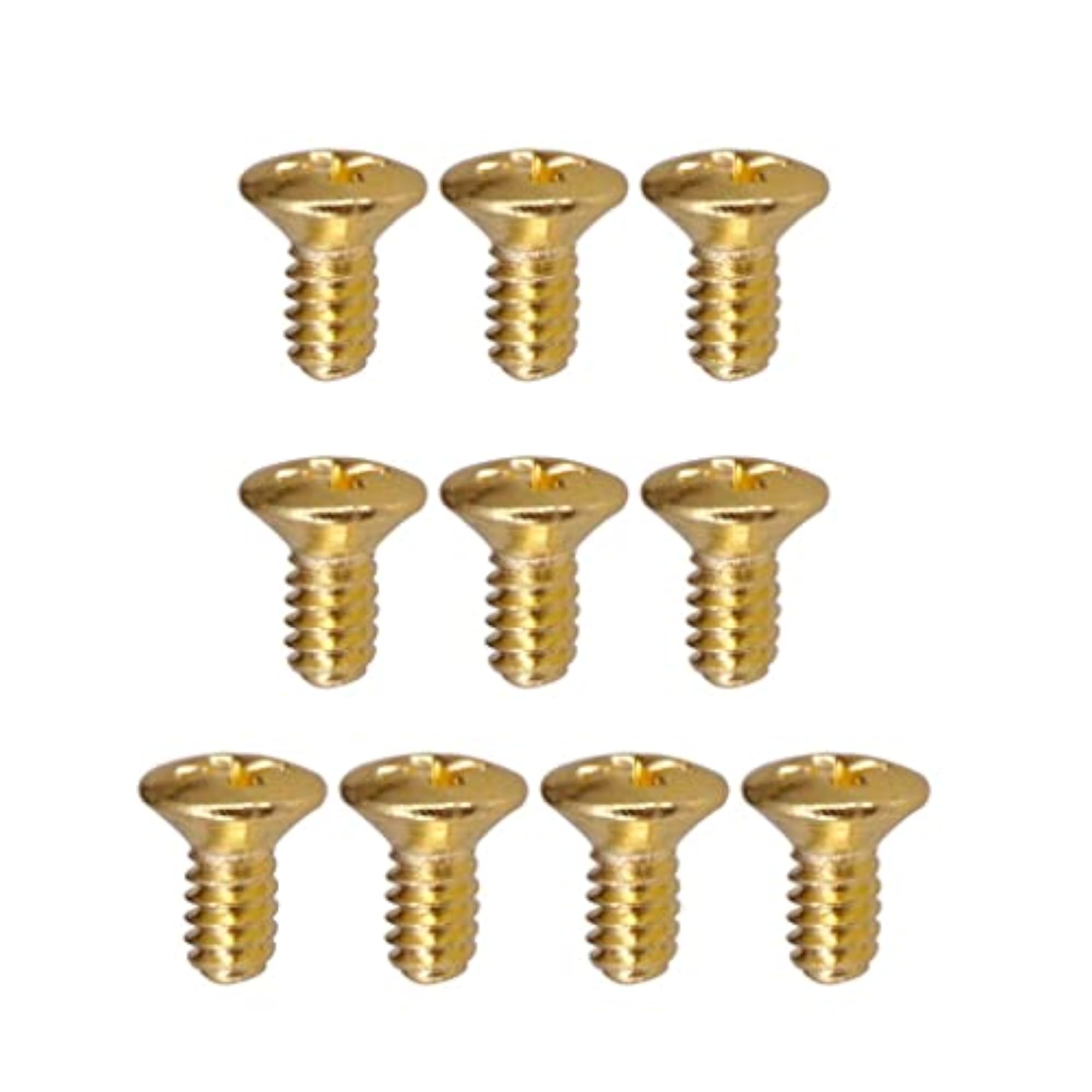 10Pcs Guitar Switch Fixed Screws and Nuts